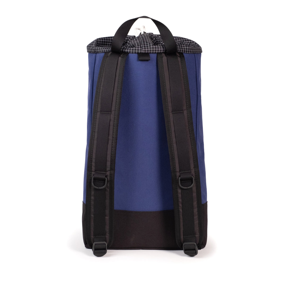 Back View of Topo Designs Cosmos Backpack in "Aura / Black"