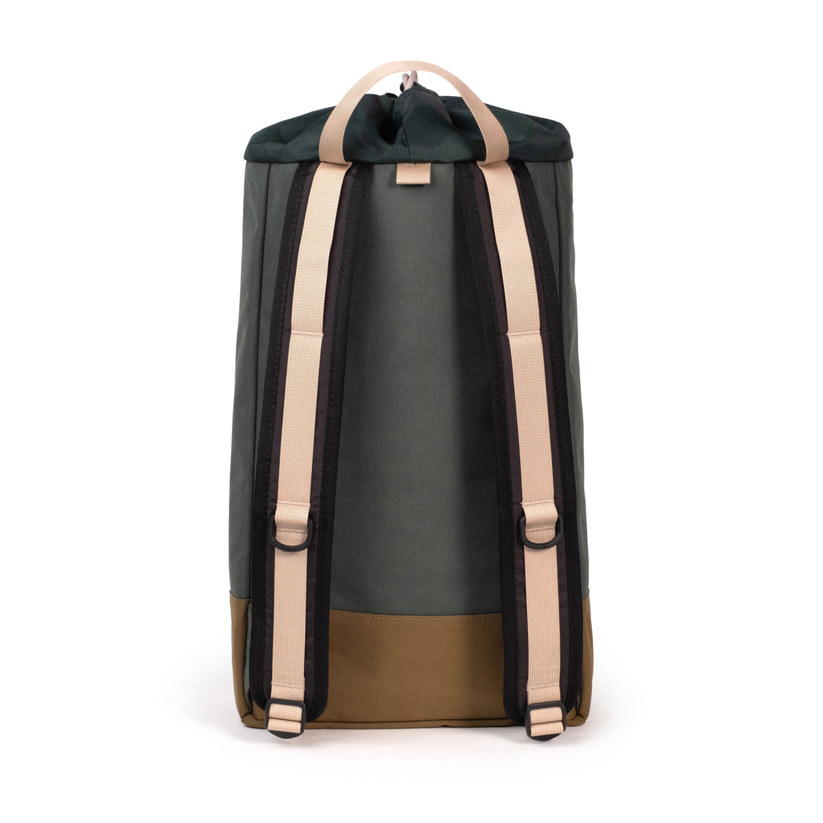 Back View of Topo Designs Cosmos Backpack in "Forest / Desert Palm"