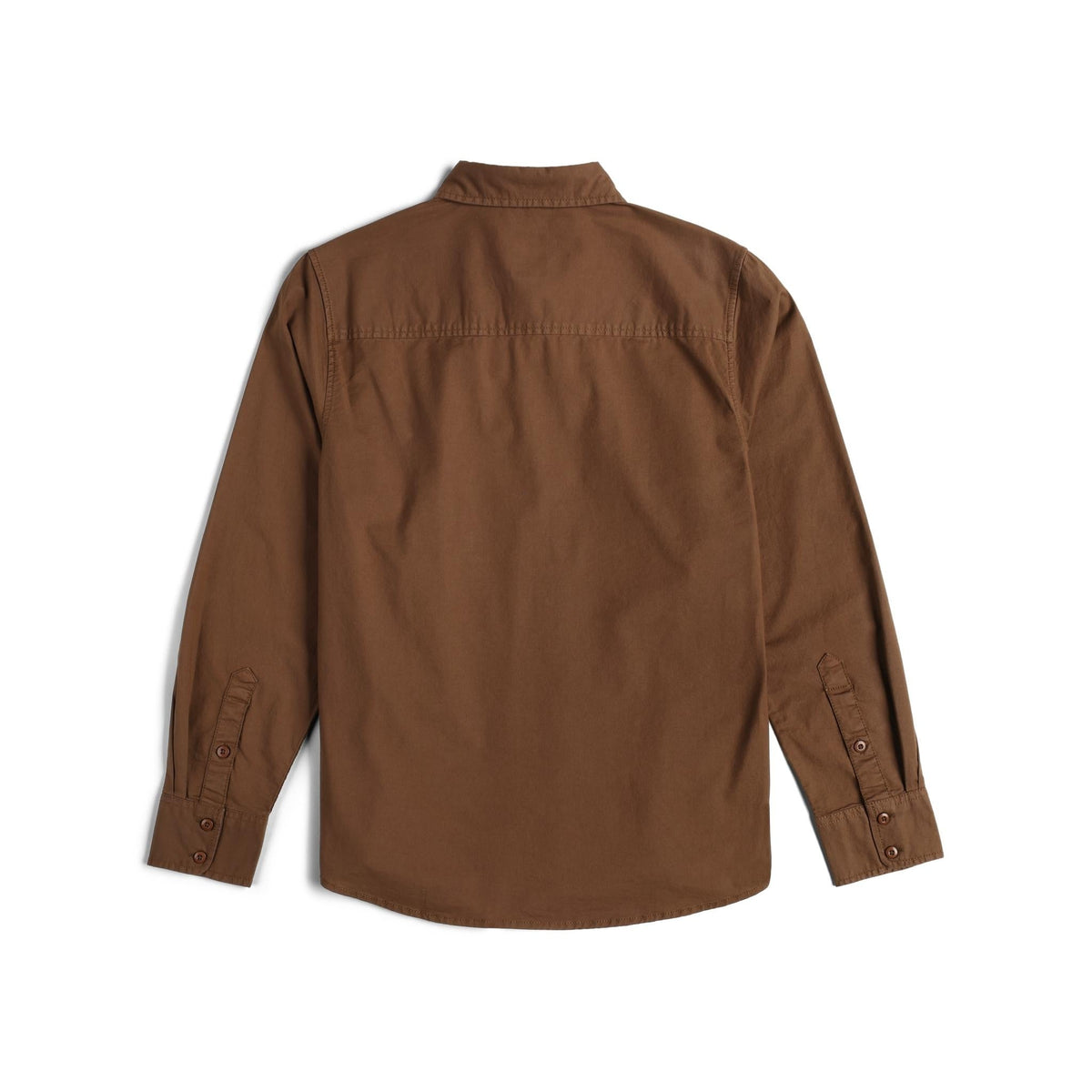 Back View of Topo Designs Desert Shirt M in "Desert Palm"