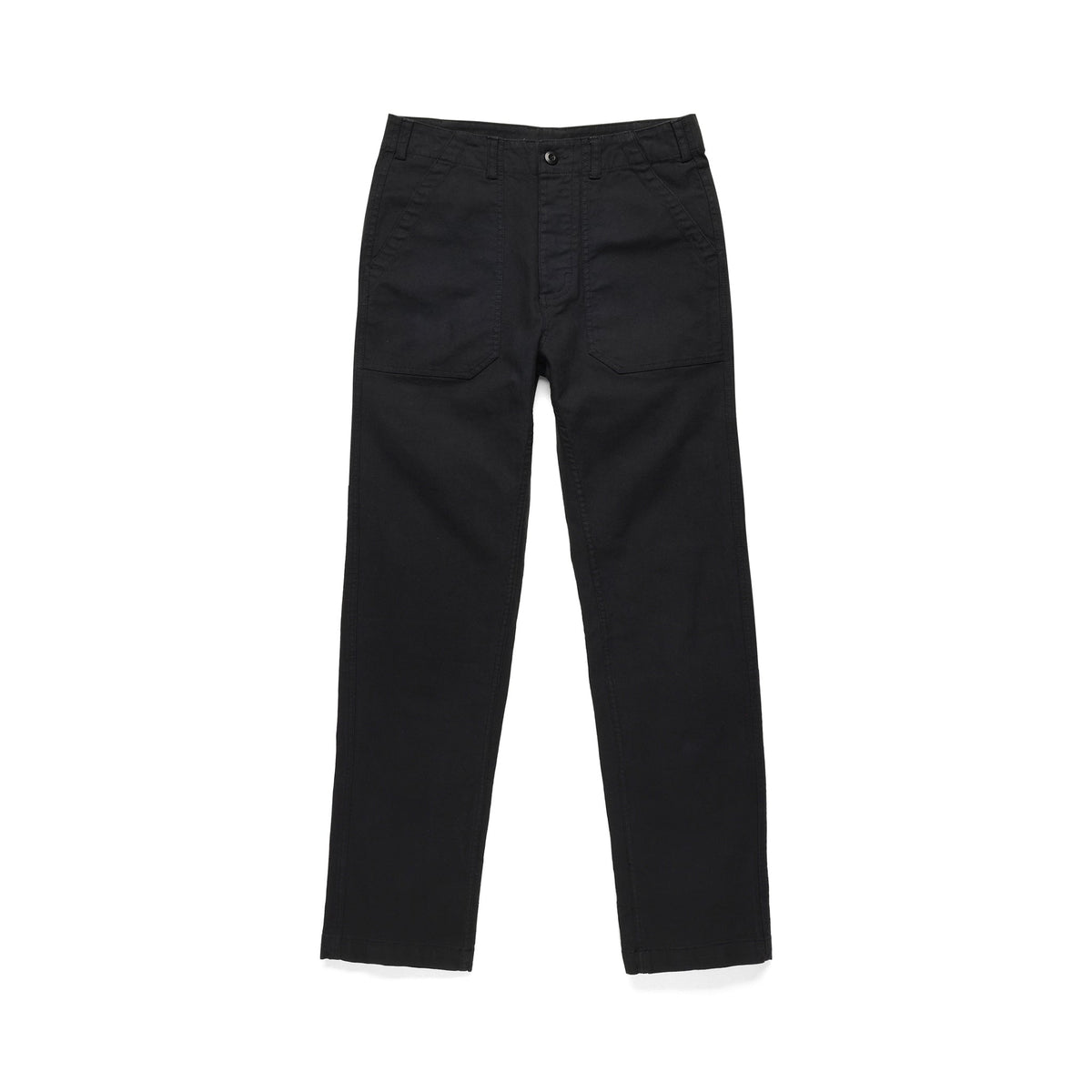 Front View of Topo Designs Field Pant - Men's in "Black"