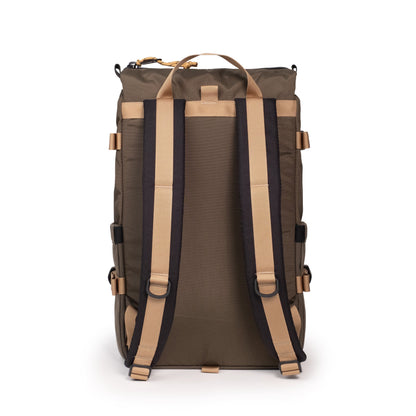 Back View of Topo Designs Rover Pack Classic in "Woodland"