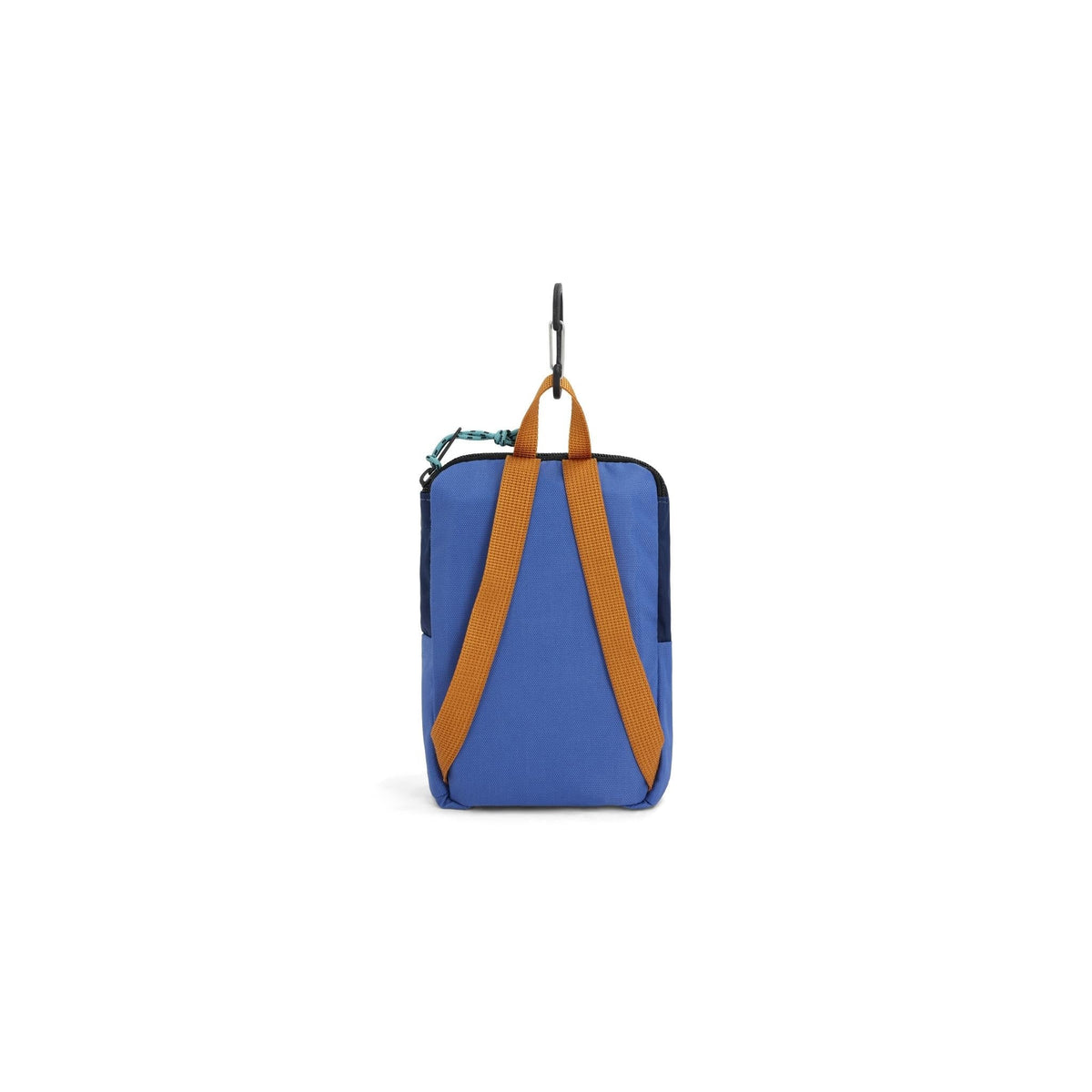 Back View of Topo Designs Rover Pack Micro in "Cobalt / Midnight"