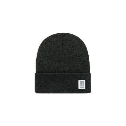 Front View of Topo Designs Work Cap in "Asphalt / Black Marl"