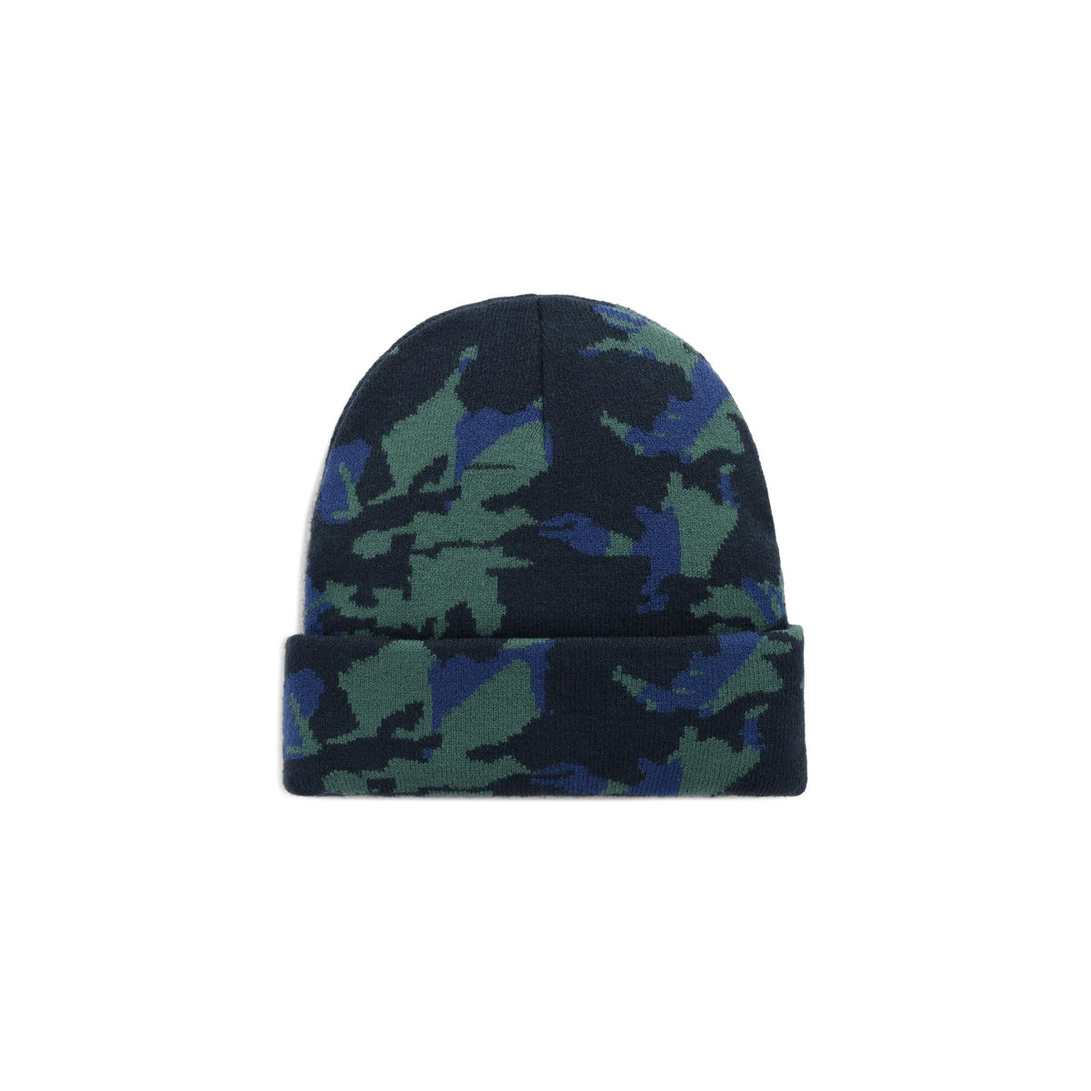 Back View of Topo Designs Work Cap in "Midnight Tectonic"