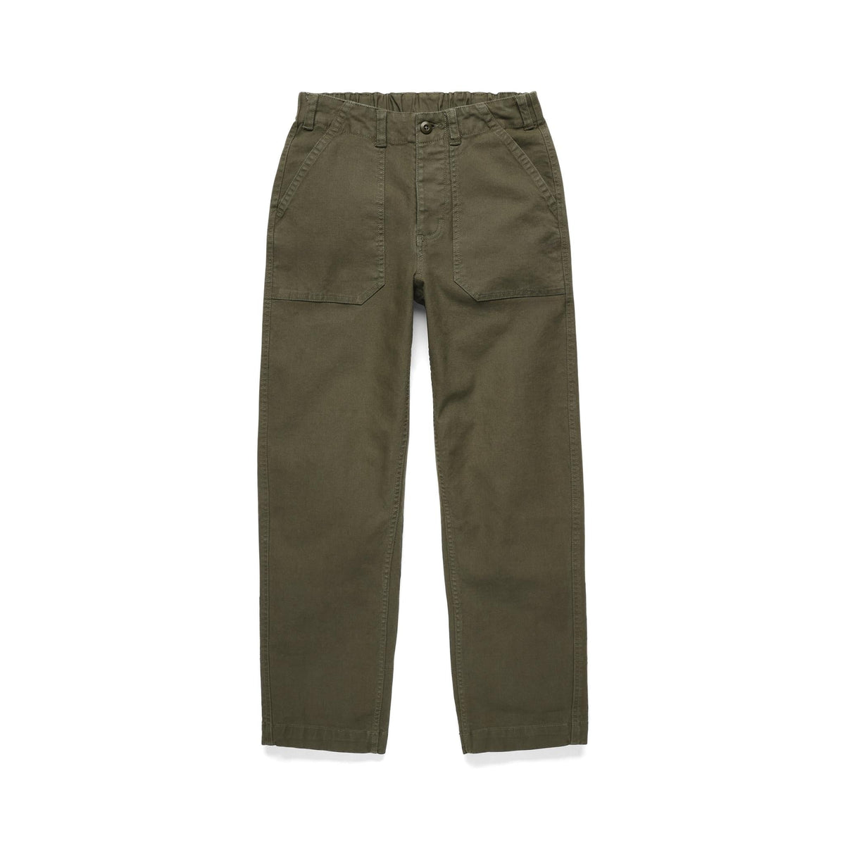Front View of Topo Designs Field Pant - Women's in "Beetle"