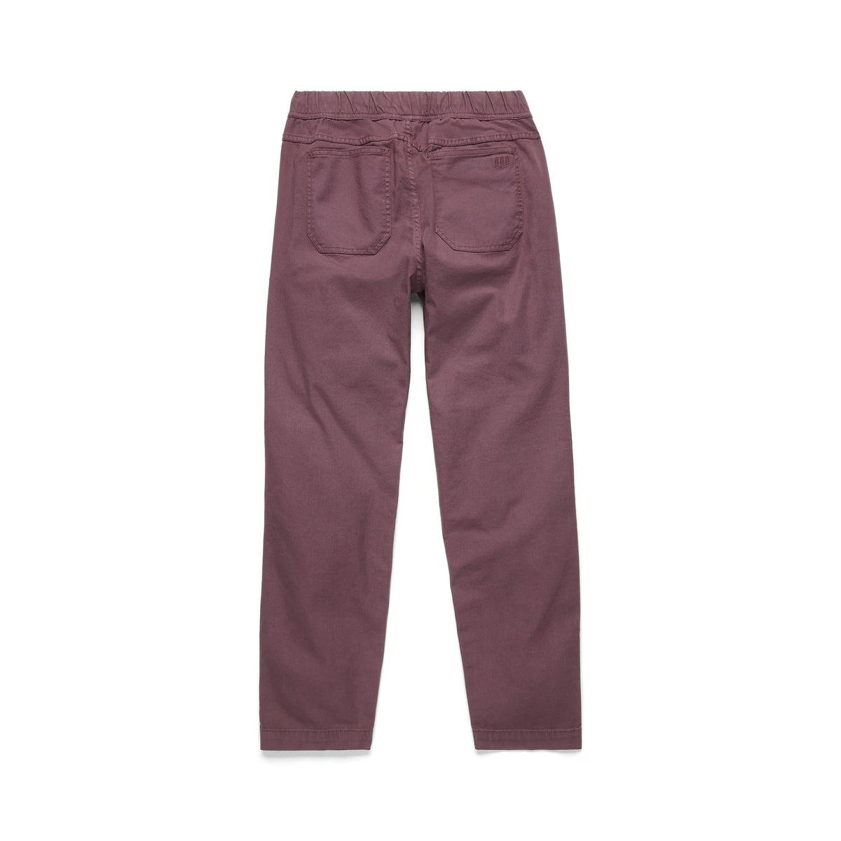 Back View of Topo Designs Dirt Pants Slim - Women's in "Huckleberry"