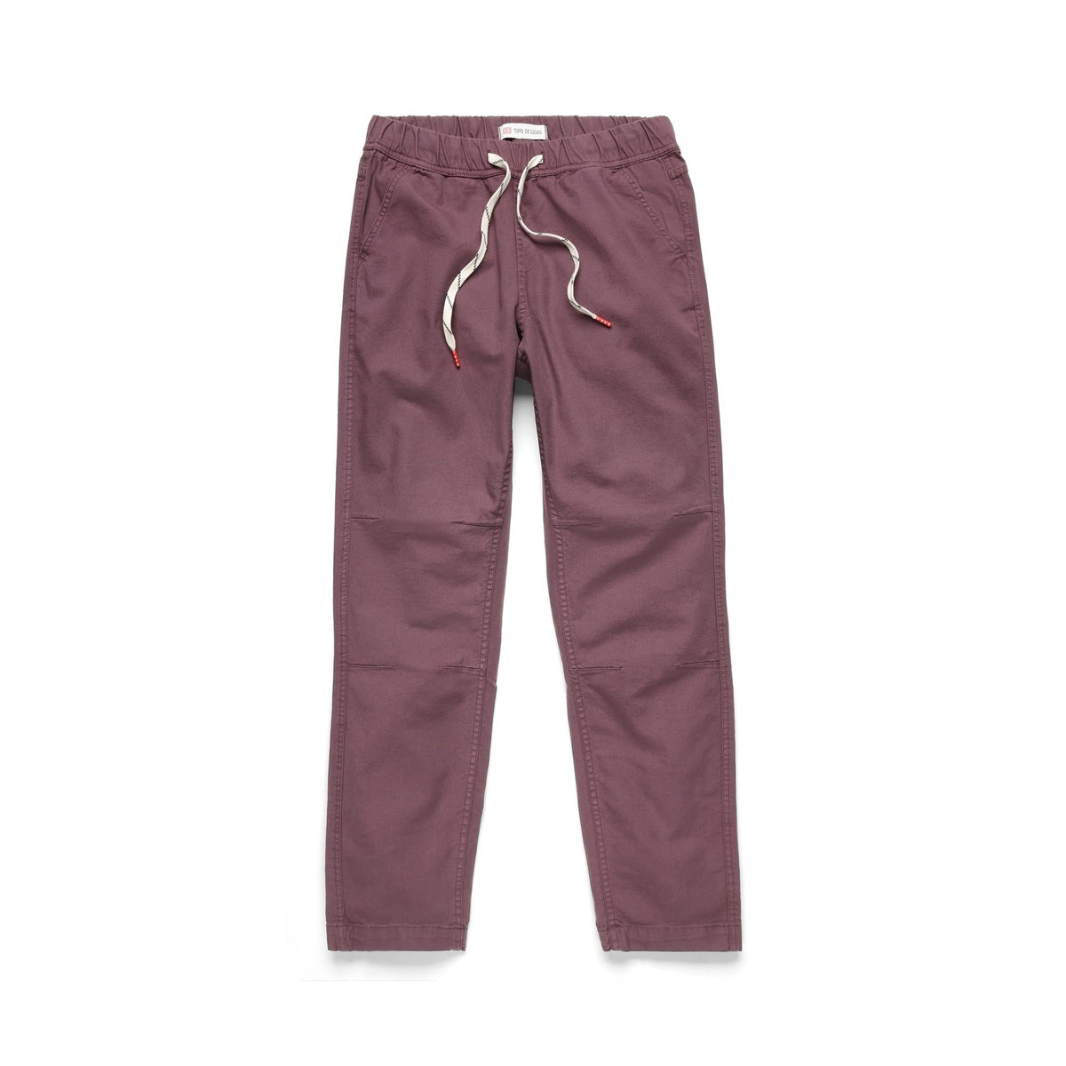 Front View of Topo Designs Dirt Pants Slim - Women's in "Huckleberry"