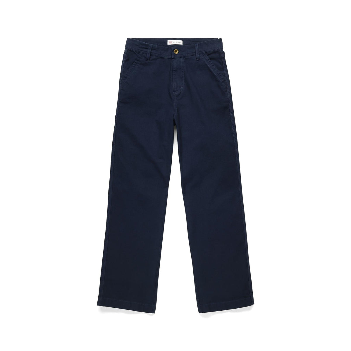 Front View of Topo Designs Utility Pants - Women's in "Midnight"