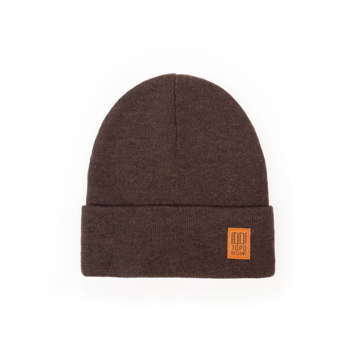 Front View of Topo Designs Work Cap in "Chocolate"