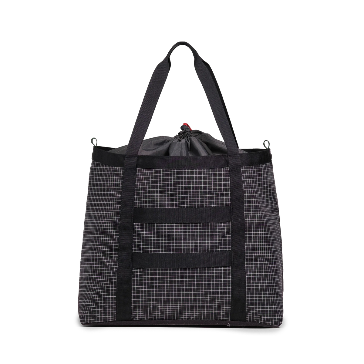 Back View of Topo Designs Mountain Utility Tote in "Grid / Very Peri"