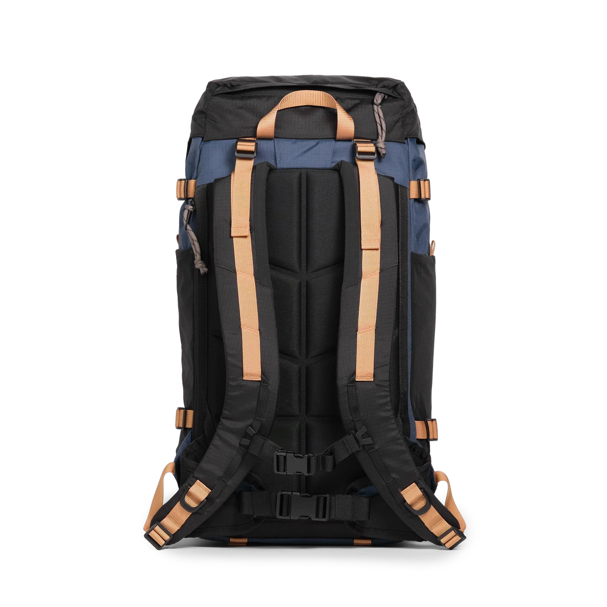 Back View of Topo Designs Rover Trail Pack 22L in "Bone White / Pond Blue"