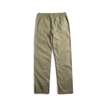 Back View of Topo Designs Desert Pants - Men's in "Oil Green"