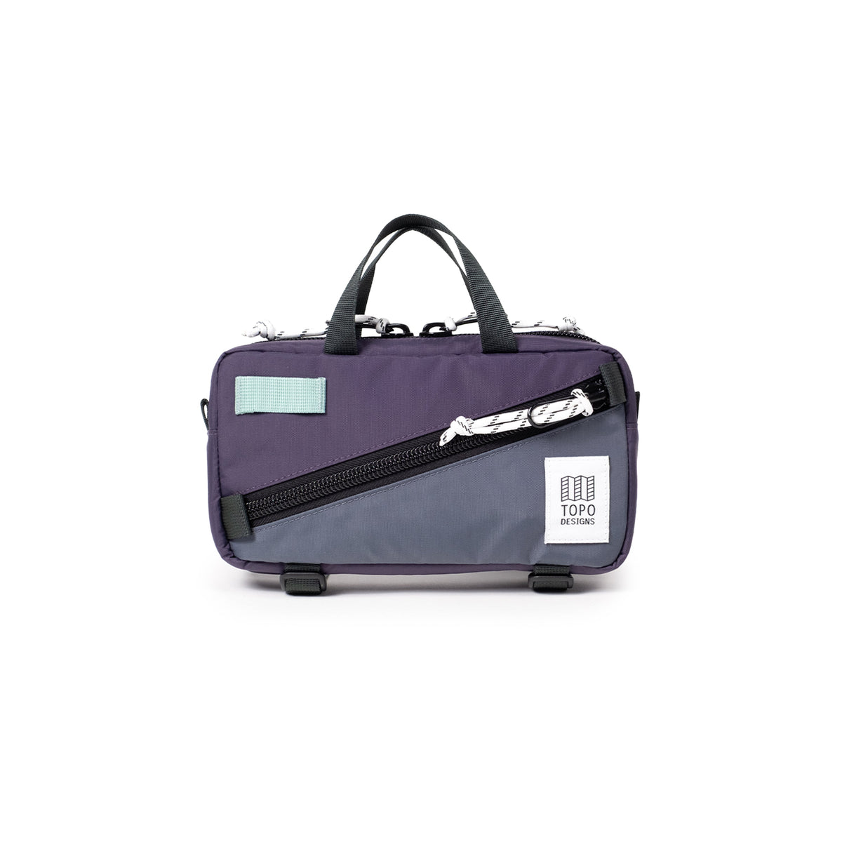 Front View of Topo Designs Mini Quick Pack in "Nightshade / Slate"
