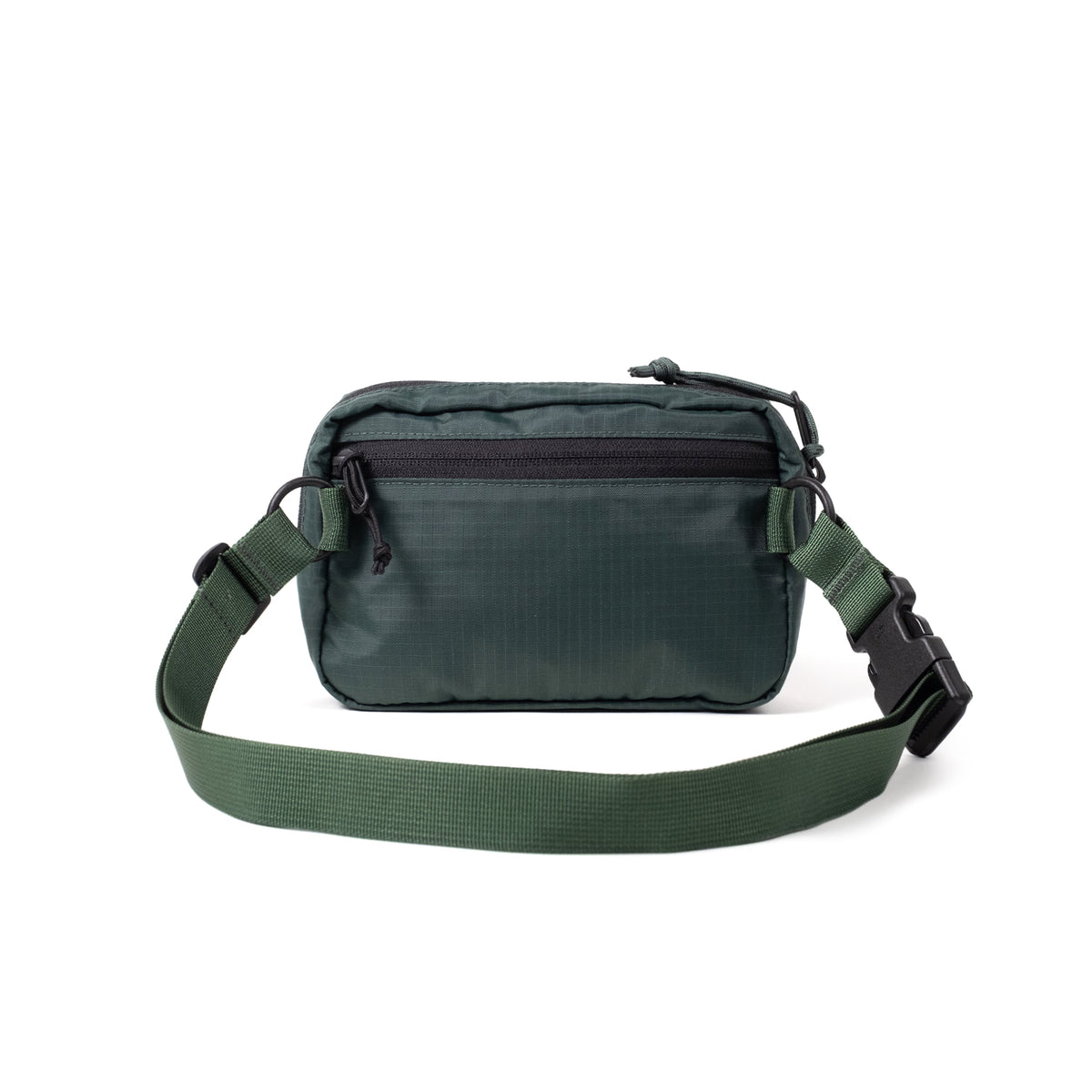 Back View of Topo Designs Ripstop Belt Bag in "Forest"