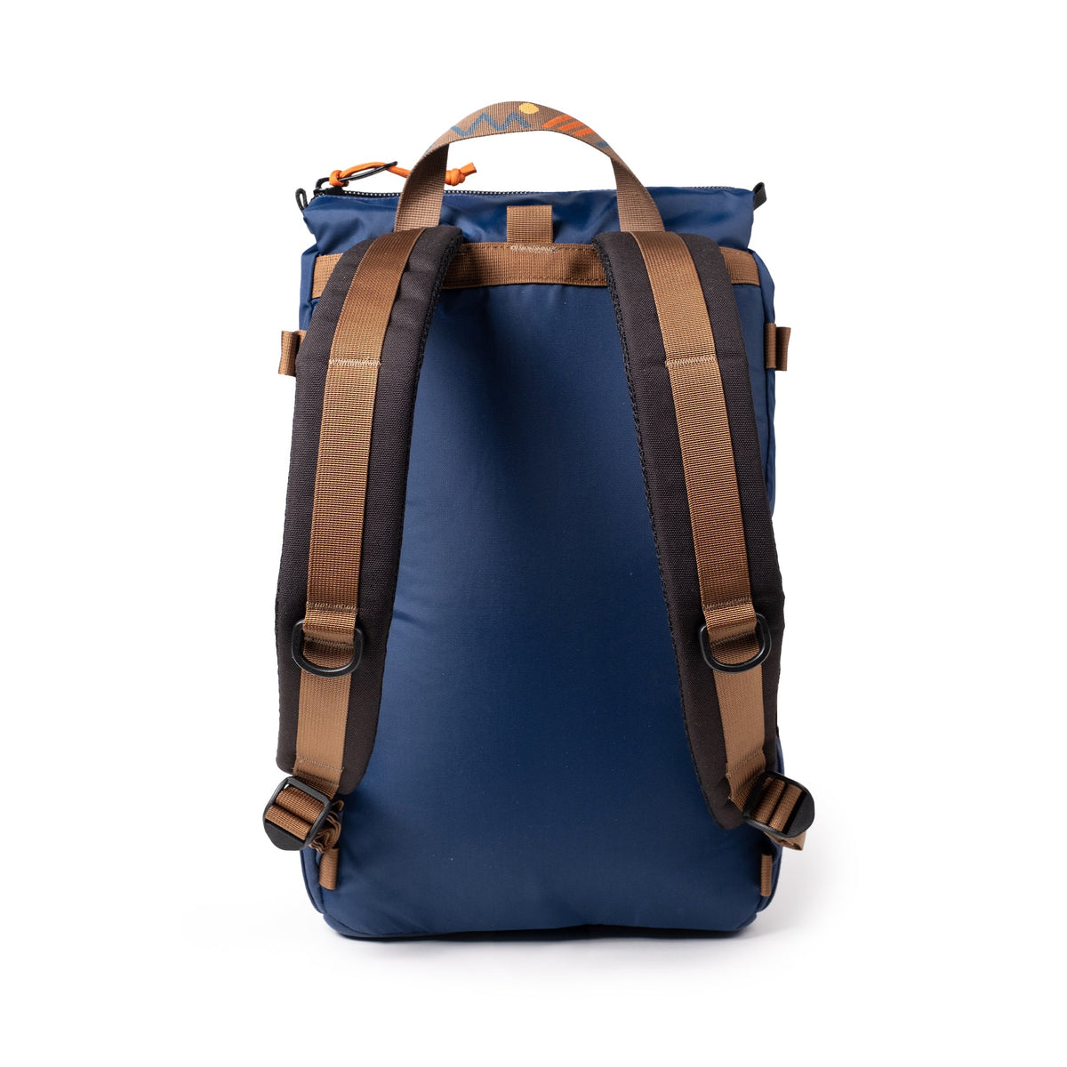 Back View of Topo Designs Rover Pack Classic in "Midnight"