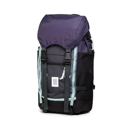 Front View of Topo Designs Rover Trail Pack 22L in "Nightshade / Grid"