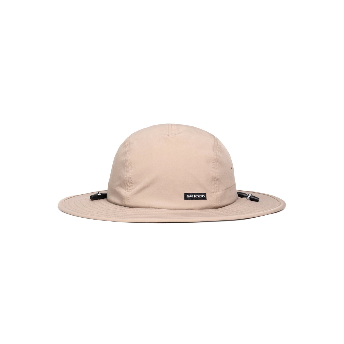 Topo Designs Sun Hat with original logo patch in "Cobblestone".