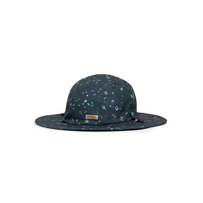 Topo Designs Sun Hat with original logo patch in "Pine Riverbed".