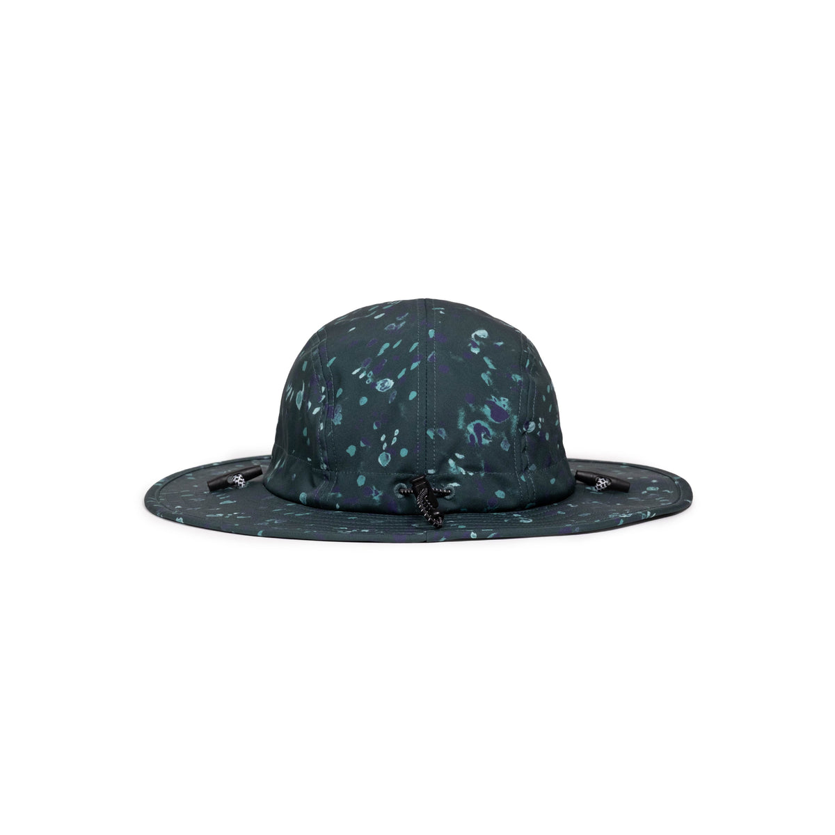 Topo Designs Sun Hat with original logo patch in "Pine Riverbed".