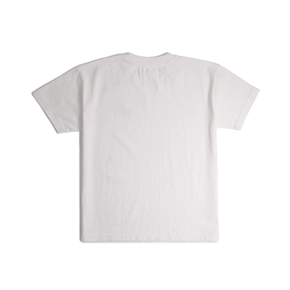 Back image of Topo Designs x Soft Goods Label Tee in "White"