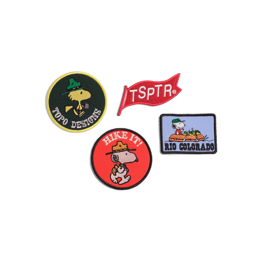 General image of Topo Designs x TSPTR Patch Set in the "Peanuts" variant