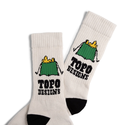 General product image of Topo Designs x TSPTR Tent Socks in "Ecru"