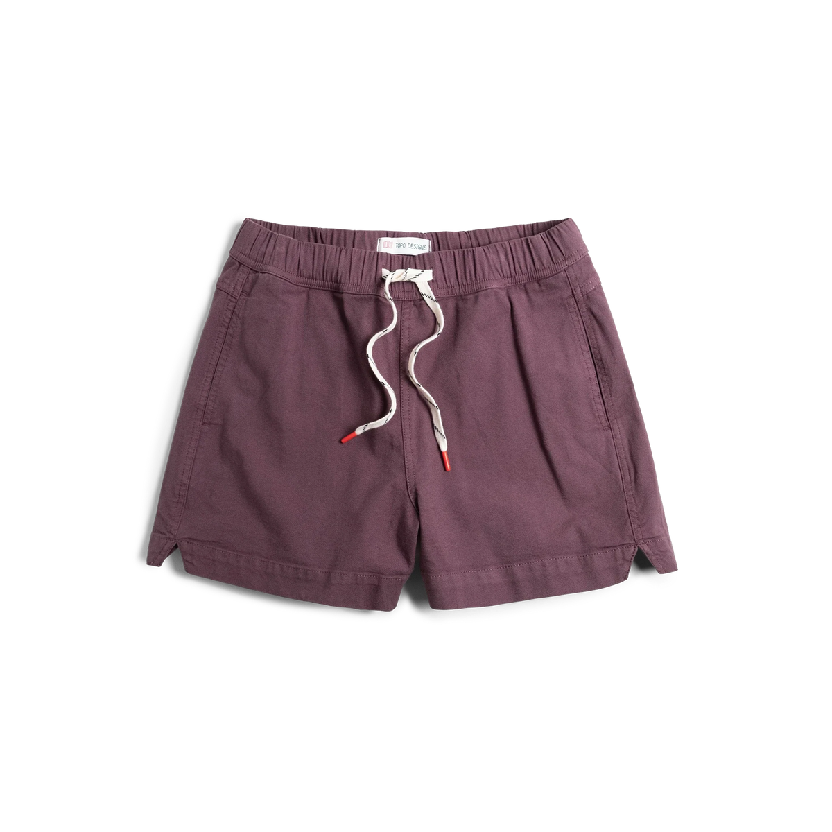 Front View of Topo Designs Dirt Shorts - Women's in "Huckleberry"
