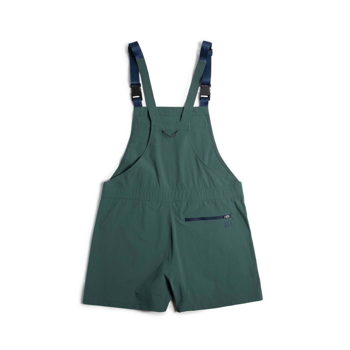 Back View of Topo Designs Roads Romper - Women's in "Evergreen"