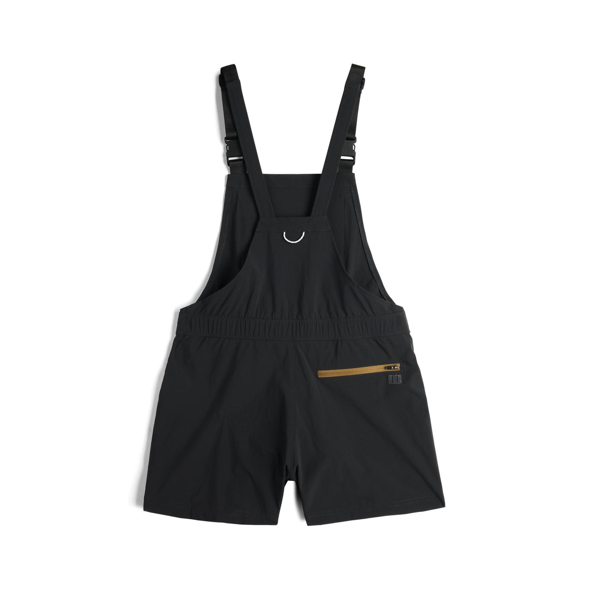 Back View of Topo Designs Roads Romper - Women's in "Black"
