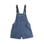 Front View of Topo Designs Roads Romper - Women's in "Stone Blue"